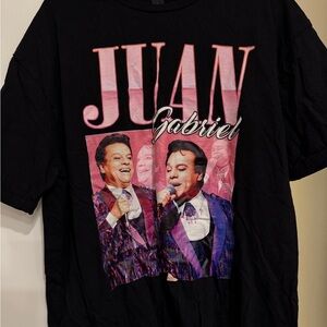 Juan Gabriel Black XL Graphic T-Shirt